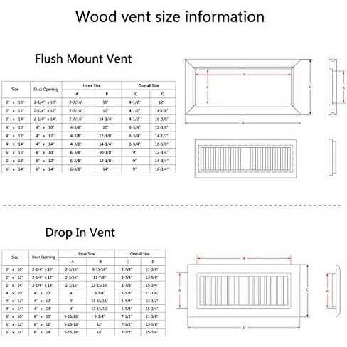 Razo Oak Flush Mount Floor Register Wood Vent Cover - Image 3