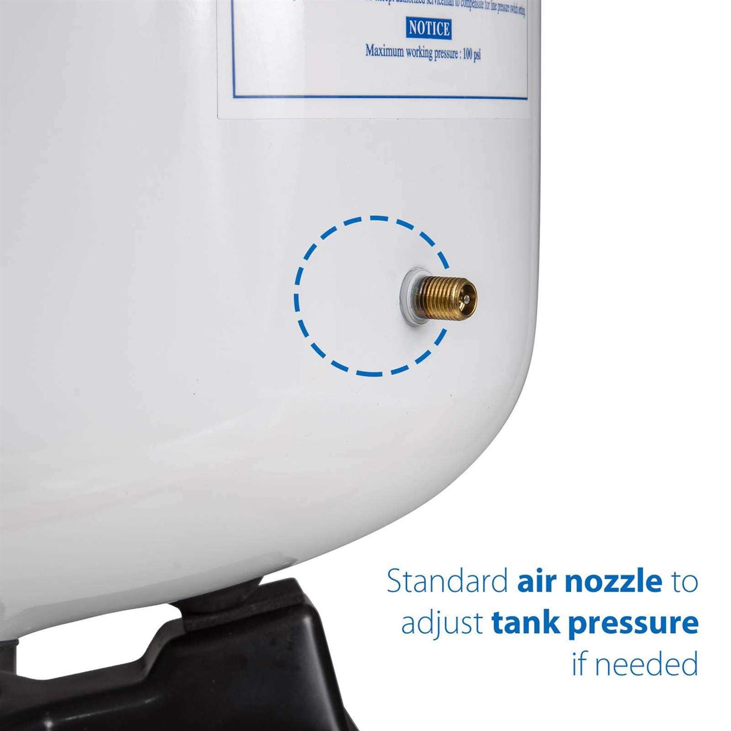 iSpring T32M Pressurized Water Storage Tank with Ball Valve for Reverse Osmosis RO Systems - Image 4