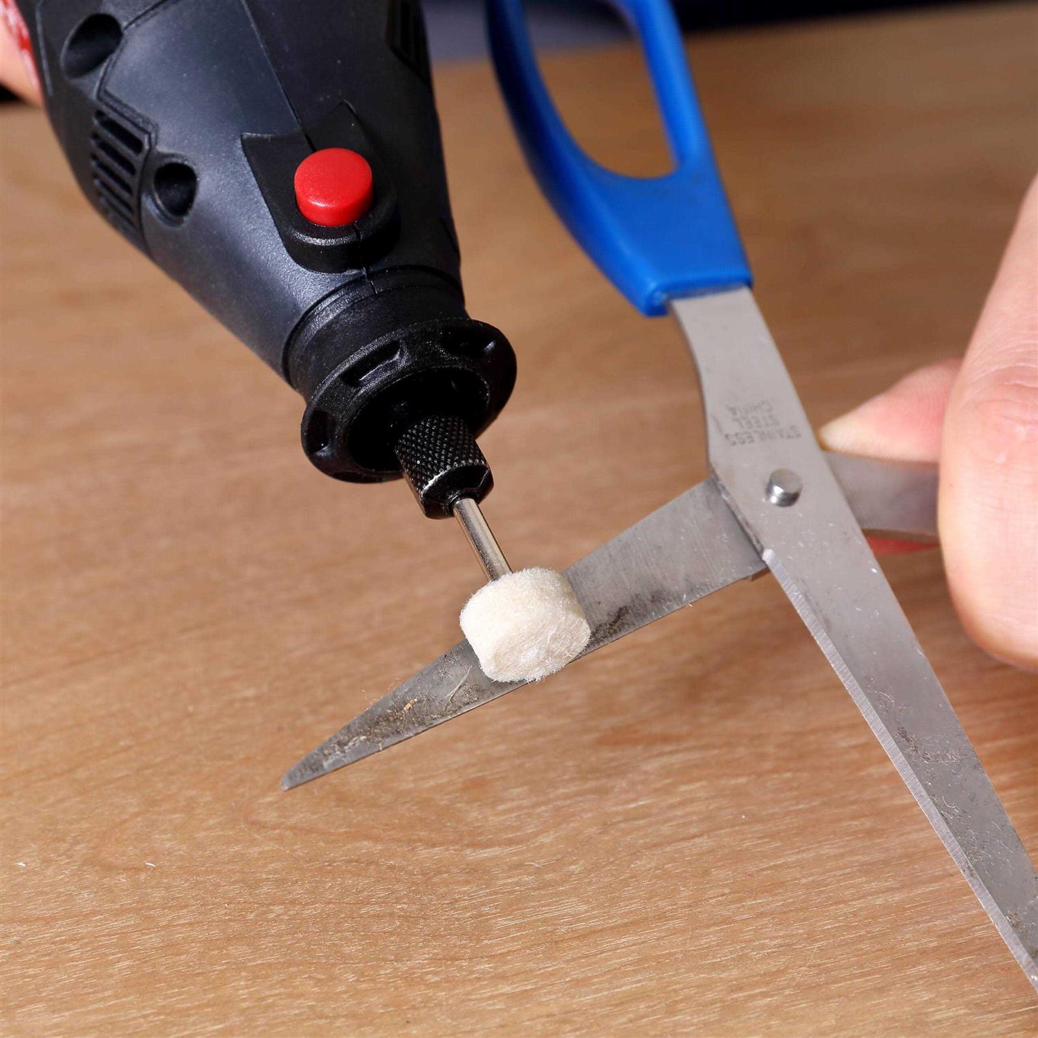 Hyper Tough 1.5 Amp Corded Rotary Tool Variable Speed with 105 Rotary Accessories & Storage Case - Image 4