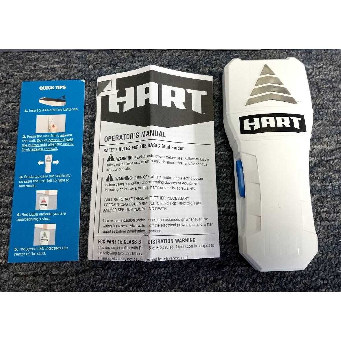 Hart Basic 3-LED Stud Finder - Image 5