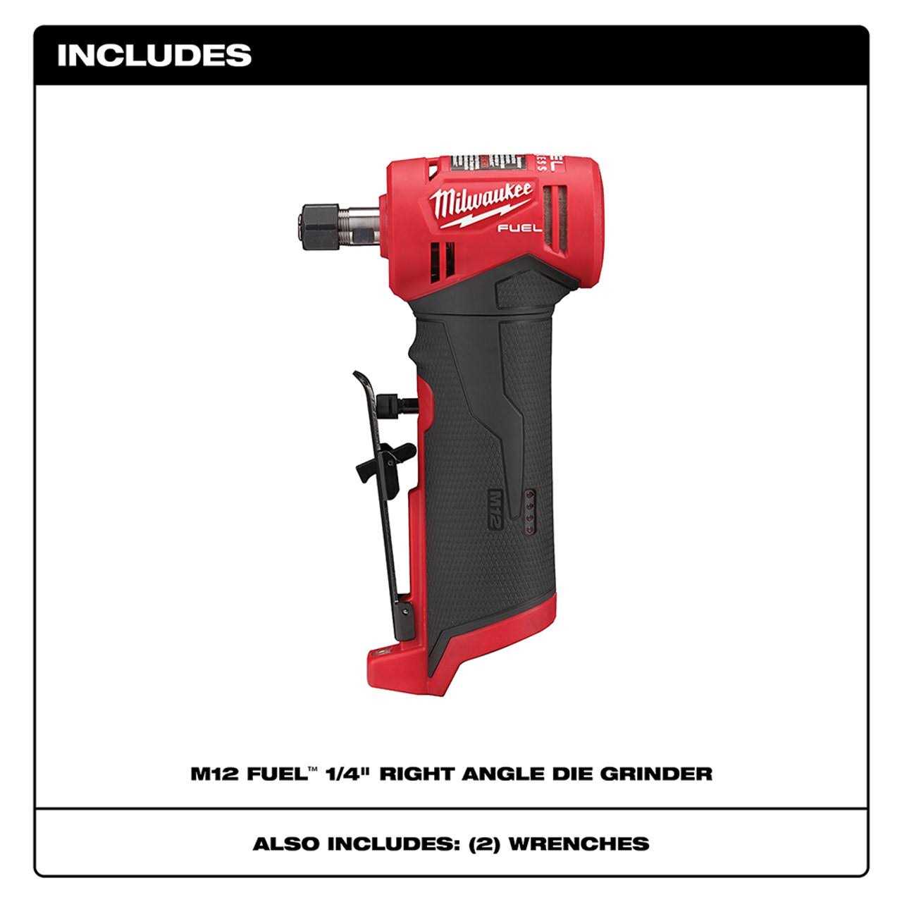 Milwaukee M12 FUEL Right Angle Die Grinder 2485-20 - Image 5
