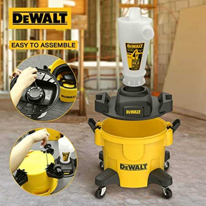 DEWALT Dust Separator with 6 gal. Poly Tank - Image 5