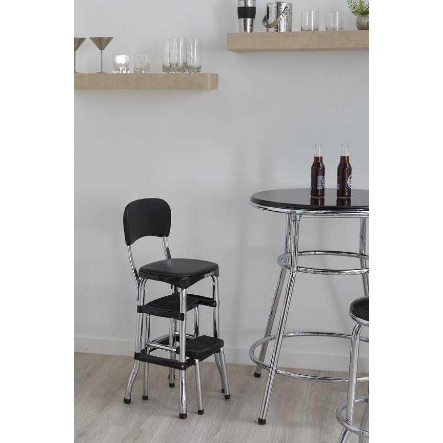 Cosco Retro Counter Chair/Step Stool - Image 4