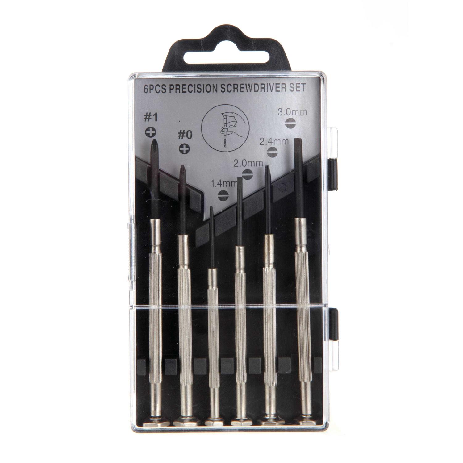 Hyper Tough 6 Piece Precision Screwdriver Set TS80037R