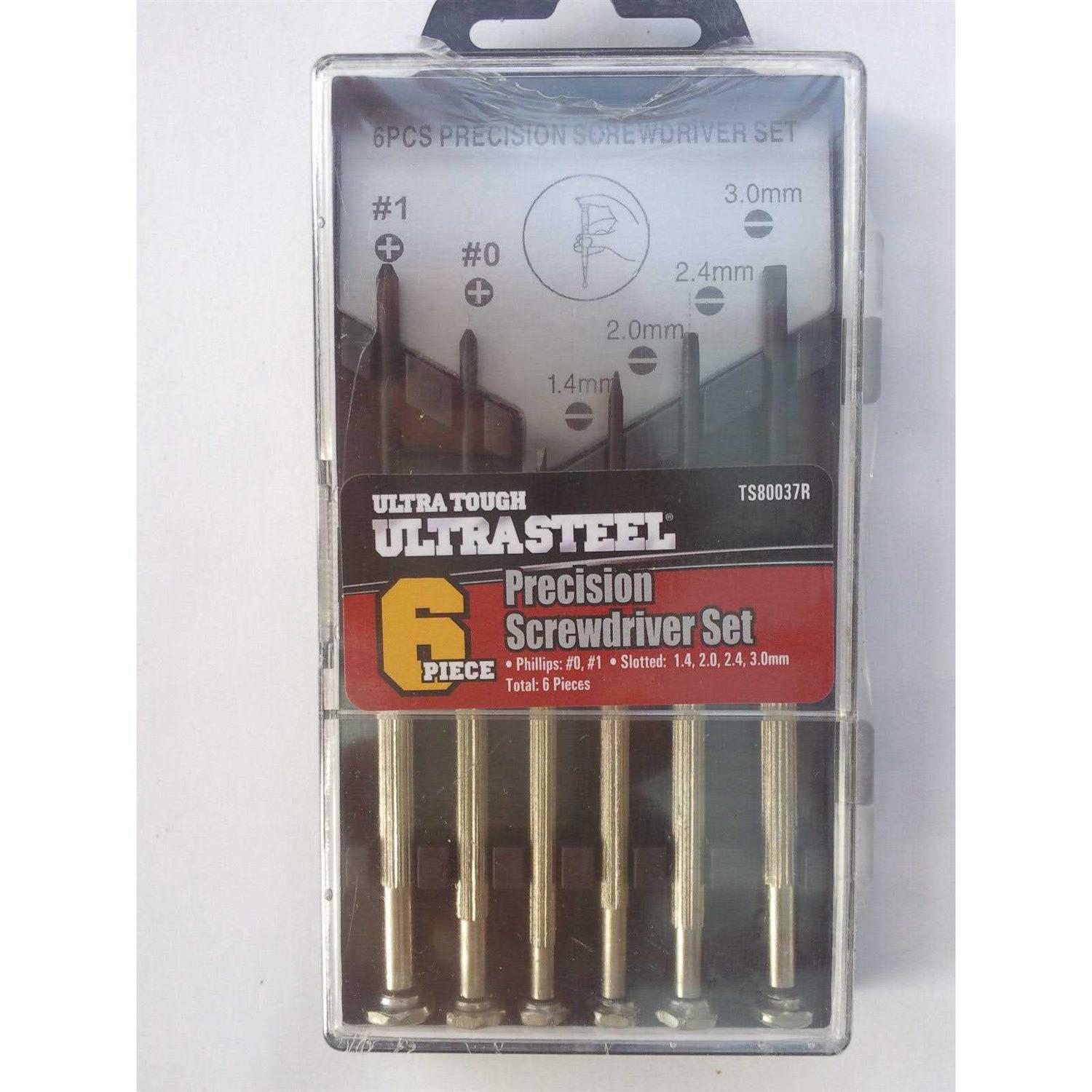 Hyper Tough 6 Piece Precision Screwdriver Set TS80037R - Image 3