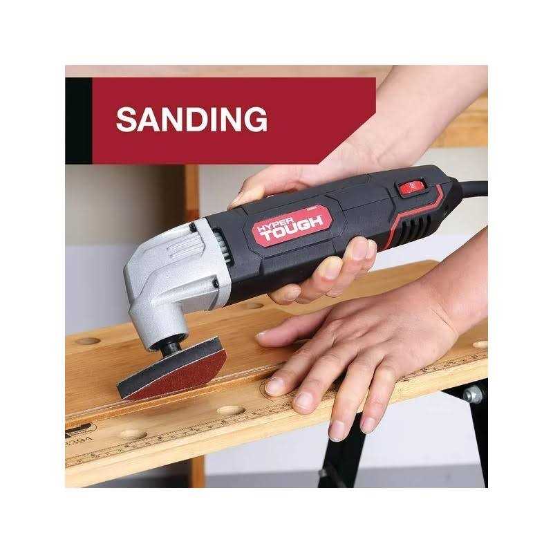 Hyper Tough 2.1 Amp Corded Oscillating Multi-function Tool - Image 3