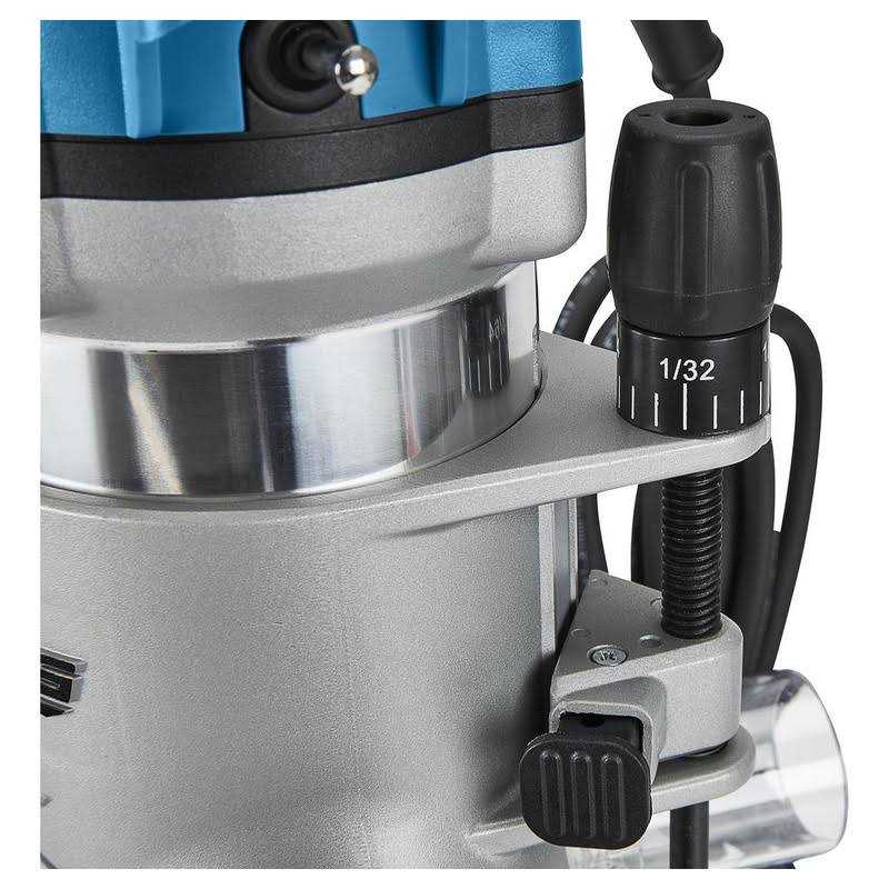 Hercules 12 Amp Variable Speed Fixed Base Router with Plunge Base Kit - Image 4