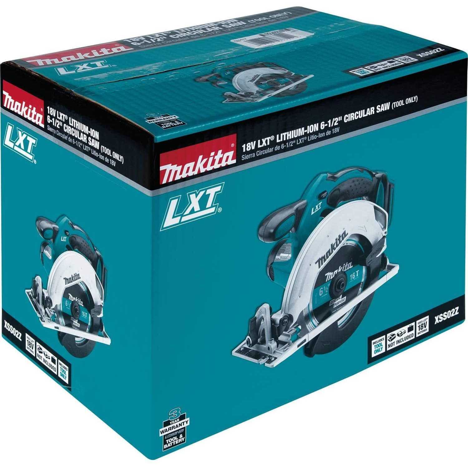 Makita 18V Cordless LXT Lithium-Ion Circular Saw XSS02Z - Image 5