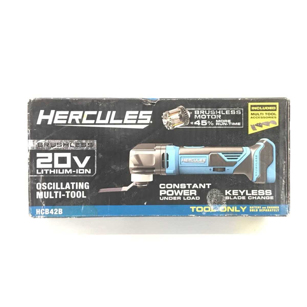 Hercules Hcb42b Oscillating Tool Brushless 20V - Image 5
