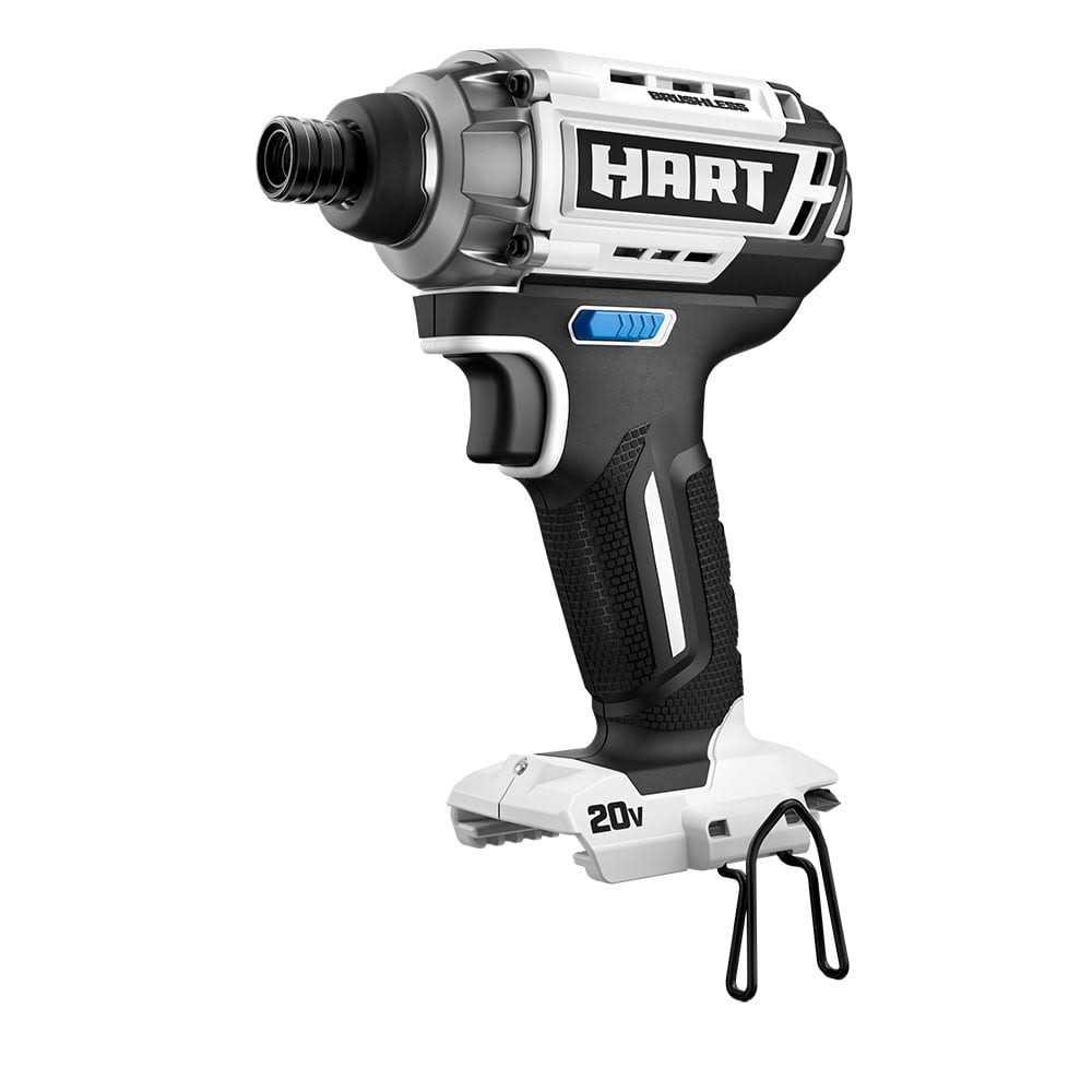 Hart 20-Volt Brushless 4-Tool Combo Kit 20-Volt 2Ah Lithium-Ion Battery 20-Volt 4Ah Lithium-Ion Battery - Image 4