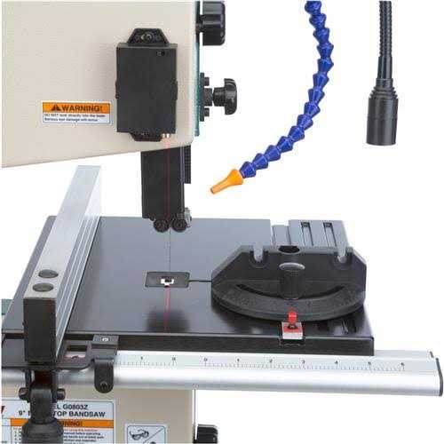 Grizzly Industrial 9 Benchtop Bandsaw with Laser Guide and Quick Release - Image 4