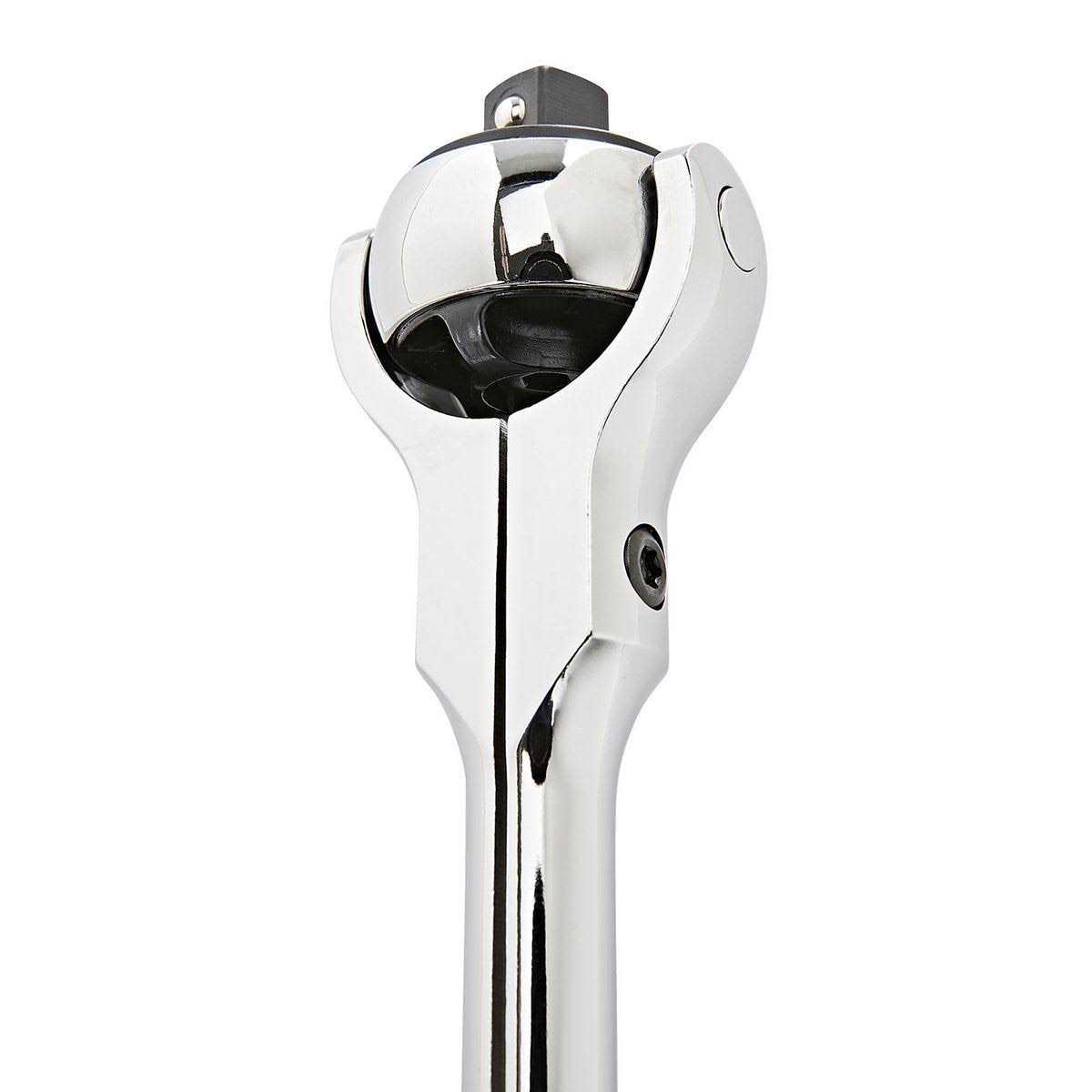 Icon 3/8 in. Drive Professional Swivel Head Ratchet with Comfort Grip - Image 3