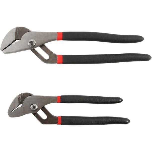 Hyper Tough 2-Piece 8-Inch and 10-Inch Groove Joint Pliers Set - Image 2