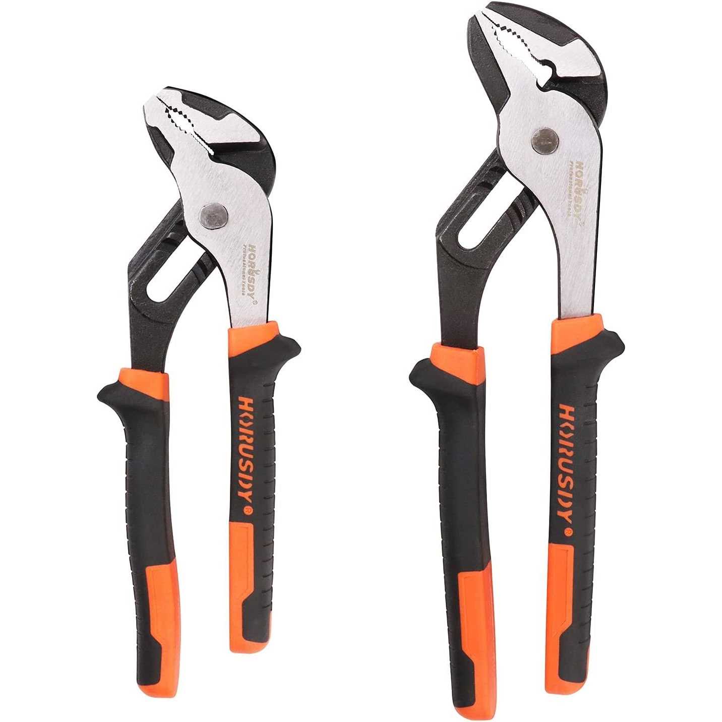 Hyper Tough 2-Piece 8-Inch and 10-Inch Groove Joint Pliers Set - Image 5