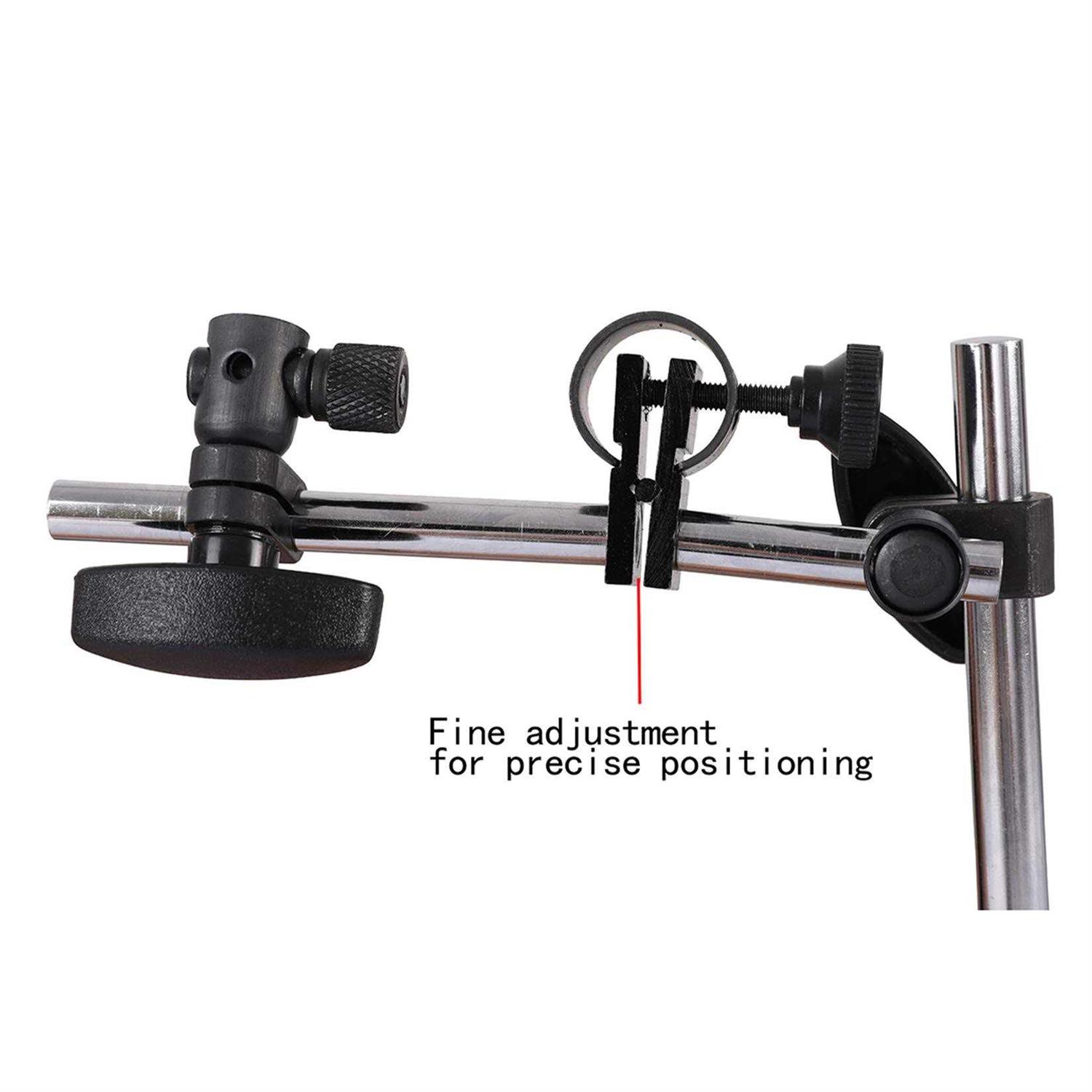 Qnkaa Dial Indicator with Magnetic Base Holder Fine Adjustable Long Arm 0-1 Professional Gauge 0.001 - Image 4