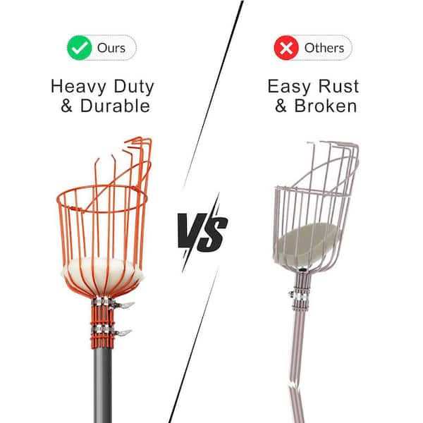 Walensee 66 in. Stainless Steel Handle Fruit Picker - Image 5