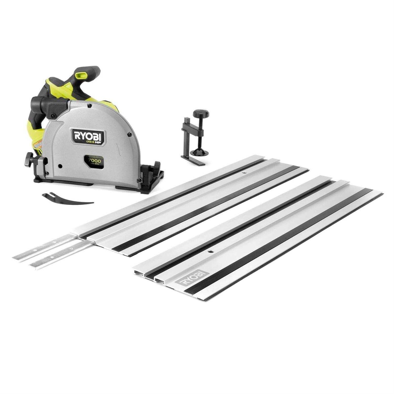 RYOBI PTS01K ONE+ HP 18V Brushless Cordless 6-1/2 in. Track Saw Kit with 4.0 Ah HIGH PERFORMANCE Battery and Charger - Image 5