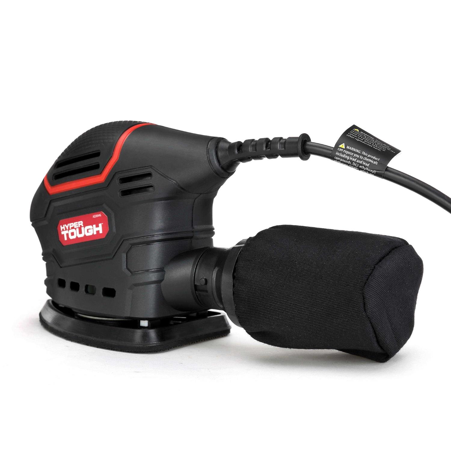 Hyper Tough 1.5 Amp Corded Detail Sander with Dust Bag - Image 3