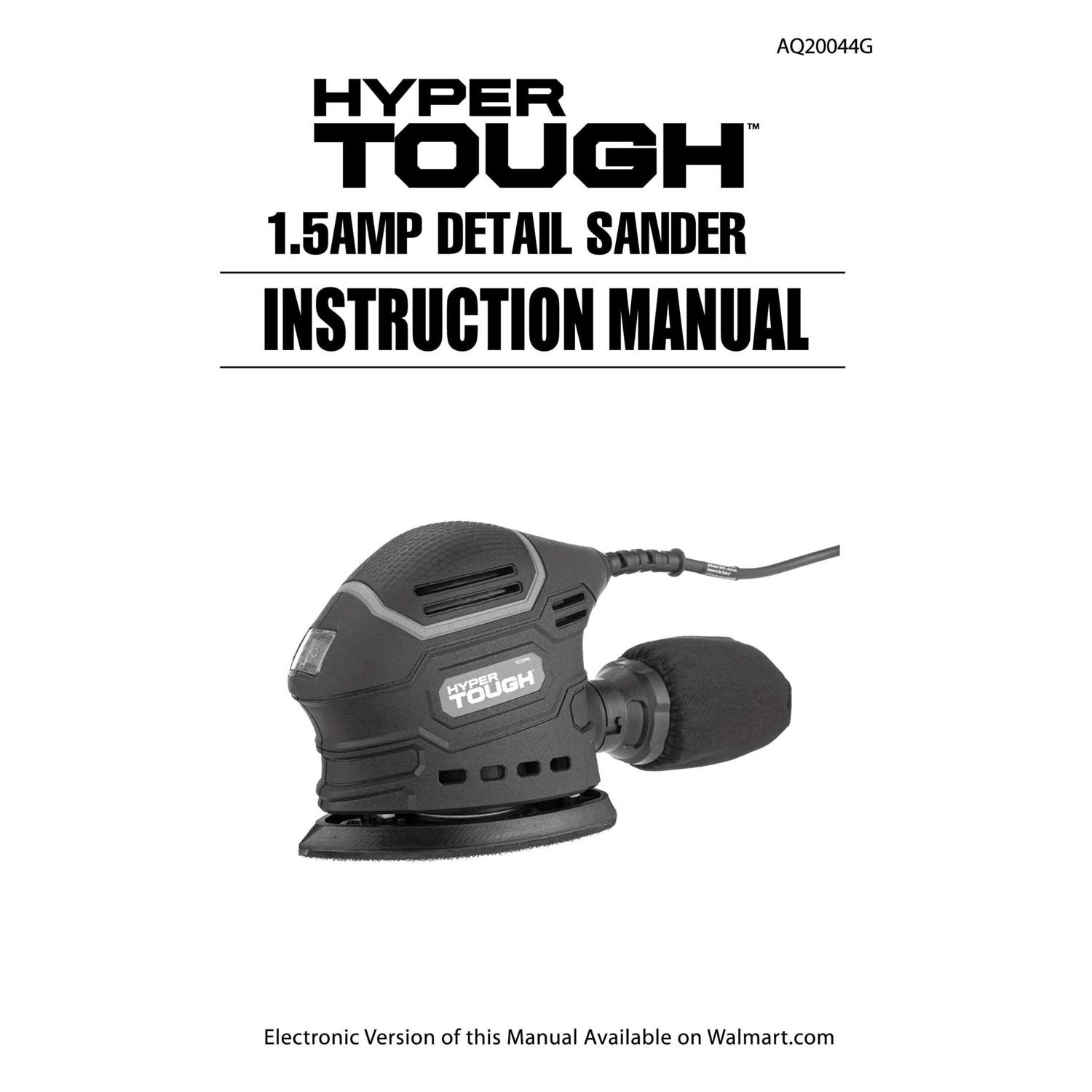 Hyper Tough 1.5 Amp Corded Detail Sander with Dust Bag - Image 5