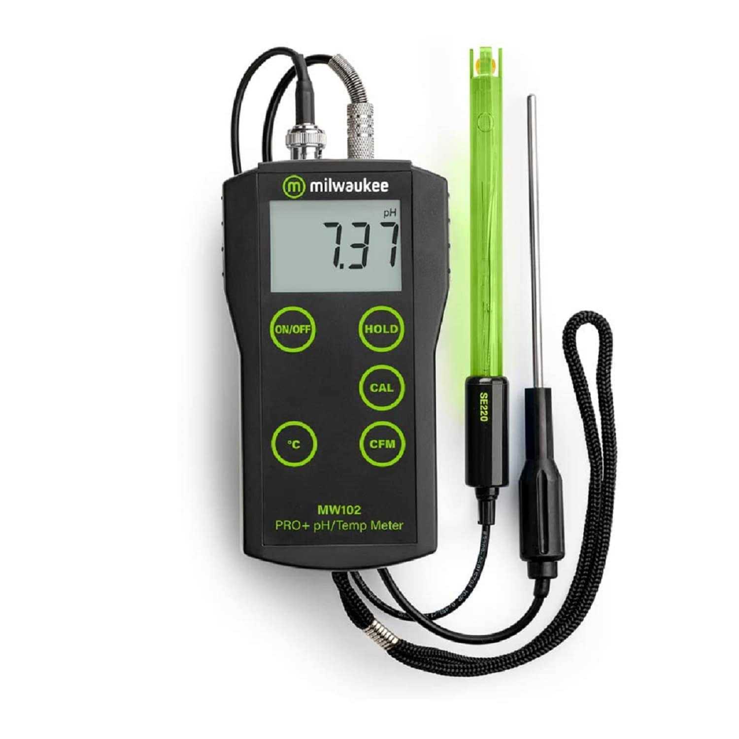 Milwaukee MW102 pH Temperature Meter