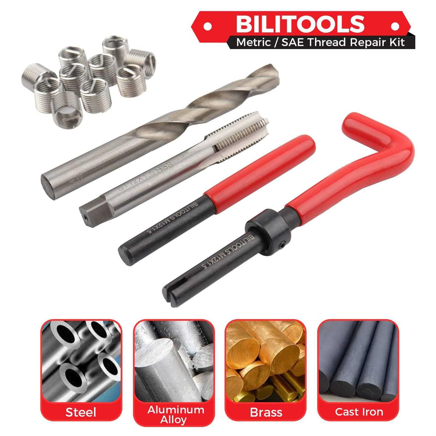 BILITOOLS M6x1.0 Thread Repair Kit - Image 3