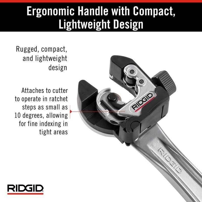 Ridgid 2-in-1 Close Quarters Autofeed Cutter 32573 - Image 5