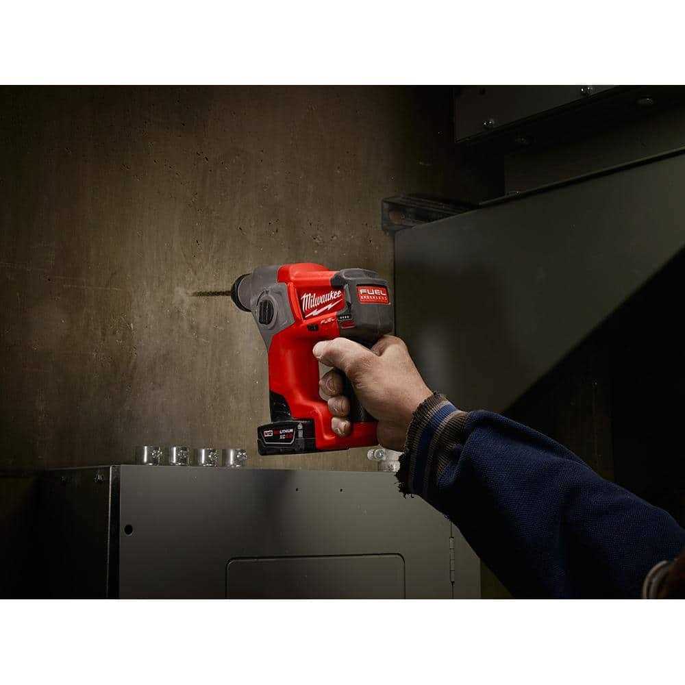 Milwaukee M12 FUEL SDS-Plus Rotary Hammer Kit 2416-21XC - Image 2