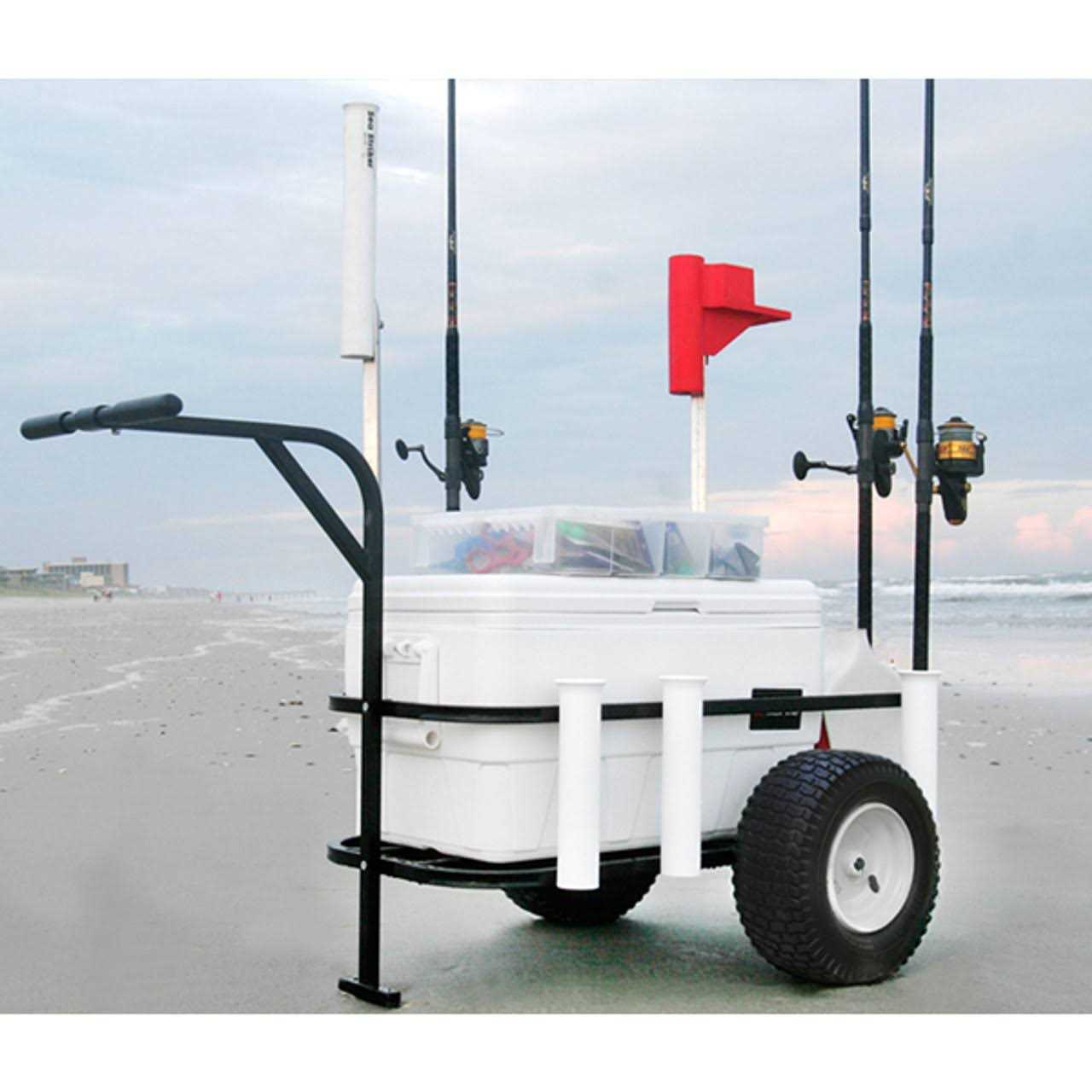 Sea Striker Deluxe Surf/Pier/Beach Cart - Image 4