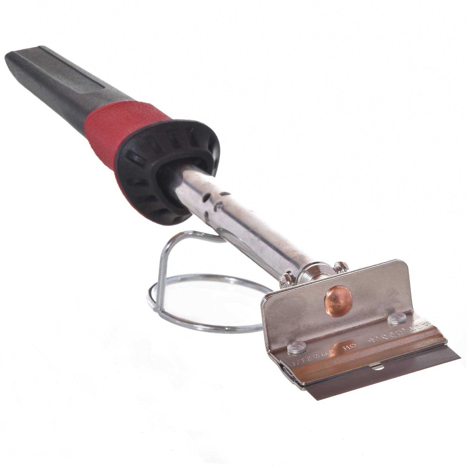 Ram-pro 110 W Sticker and Adhesive Remover Long Handle Floor Wall Scraper Tool Hot Blade Decal Remover Razor Blade Scraper Pinstripe Remover Hot - Image 3