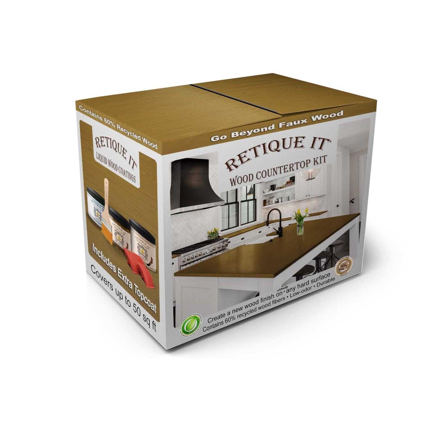 Retique It Liquid Wood Countertop Kit With Wood Gel Stain - Image 4
