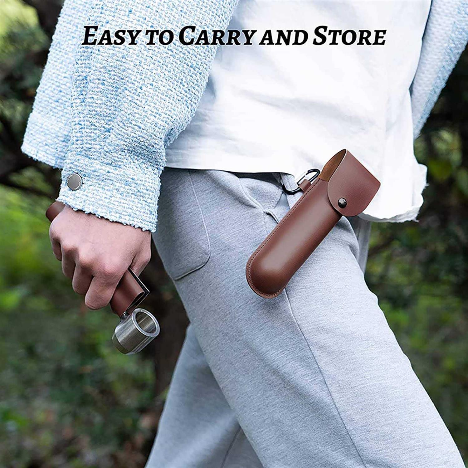 HNONPW Bushcraft Gear for Survival Settlers Bushscraft Hand Auger Wrench with Flint Scotch Eye Wood Drill Peg and Manual Hole Maker Mul - Image 4