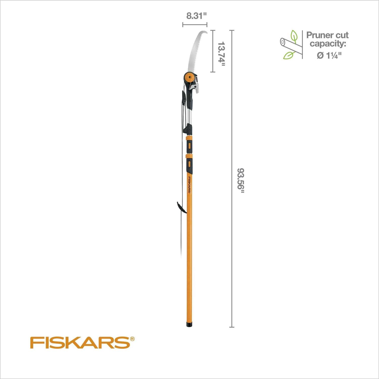 Fiskars Chain Drive Extendable Tree Pruner and Pole Saw - Image 5