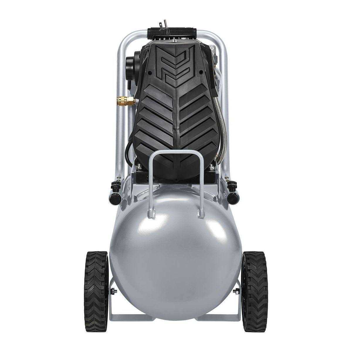 Hft Fortress 10 Gallon 175 PSI Ultra Quiet Horizontal Air Compressor - Image 3