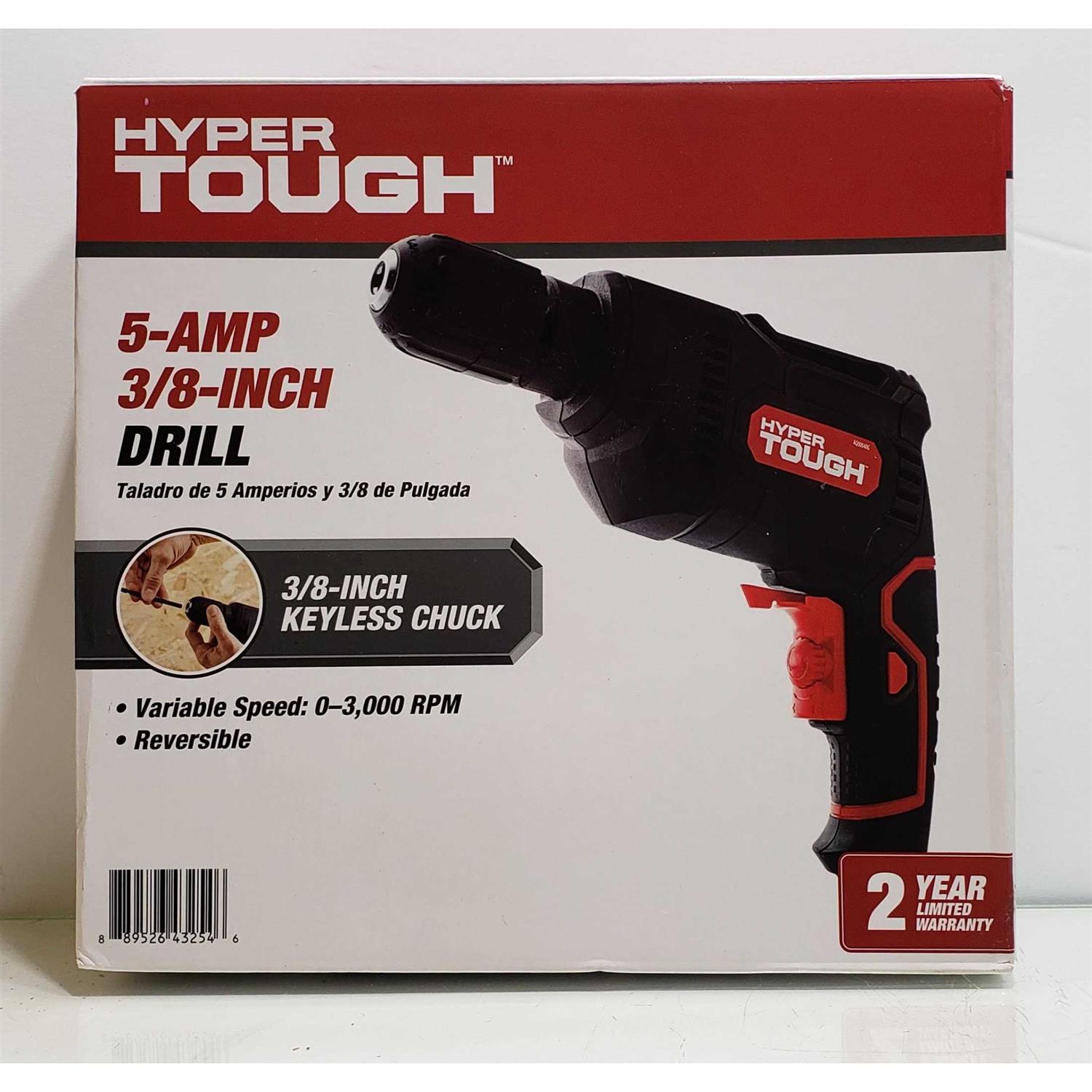 Hyper Tough 5.0amp 3/8 in. Electric Drill - Image 3