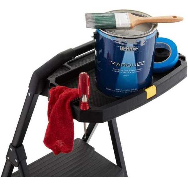 Gorilla Ladders 3-Step Aluminum Step Stool Ladder - Image 3