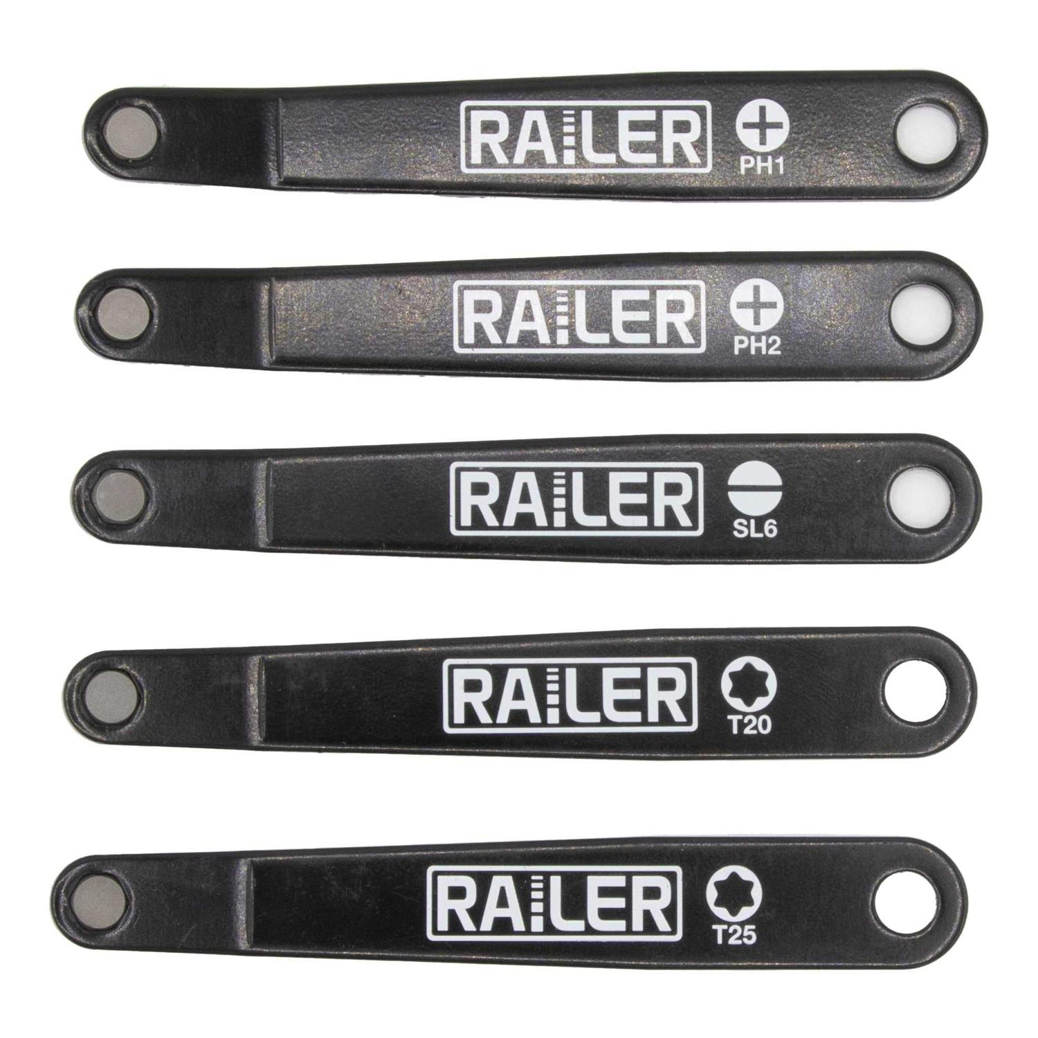 Low Profile Offset Screwdriver Set Railer S2 Steel Ultra Thin Slim Profile Angled EDC Screwdriver 5pc Set - Image 5