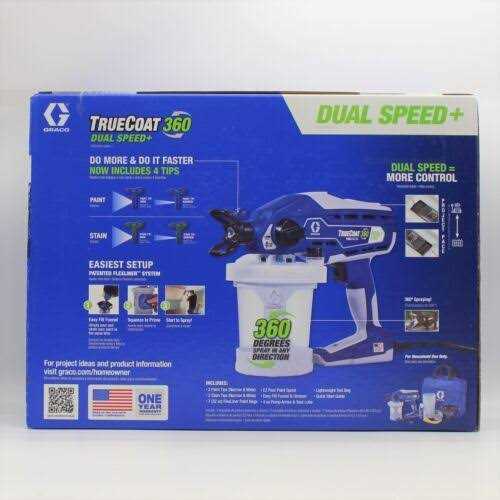 Graco TrueCoat 360 Dual Speed Plus Airless Paint Sprayer - Image 3
