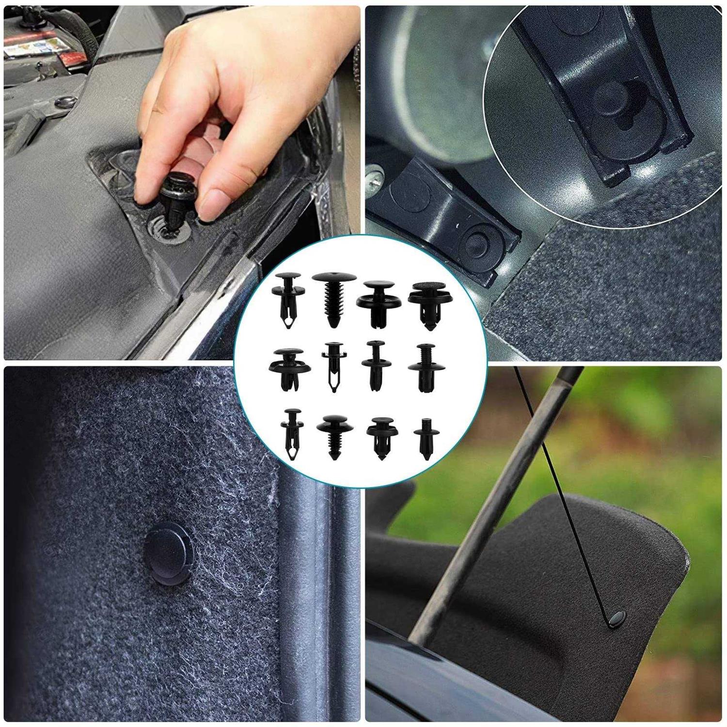 GLK 860Pcs Car Retainer Bumper Clips and Fastener Remover Kit 25 Sizes Auto Push Pin Rivets Door Trim Panel Clips for GM Ford Toyota Honda Acura - Image 3