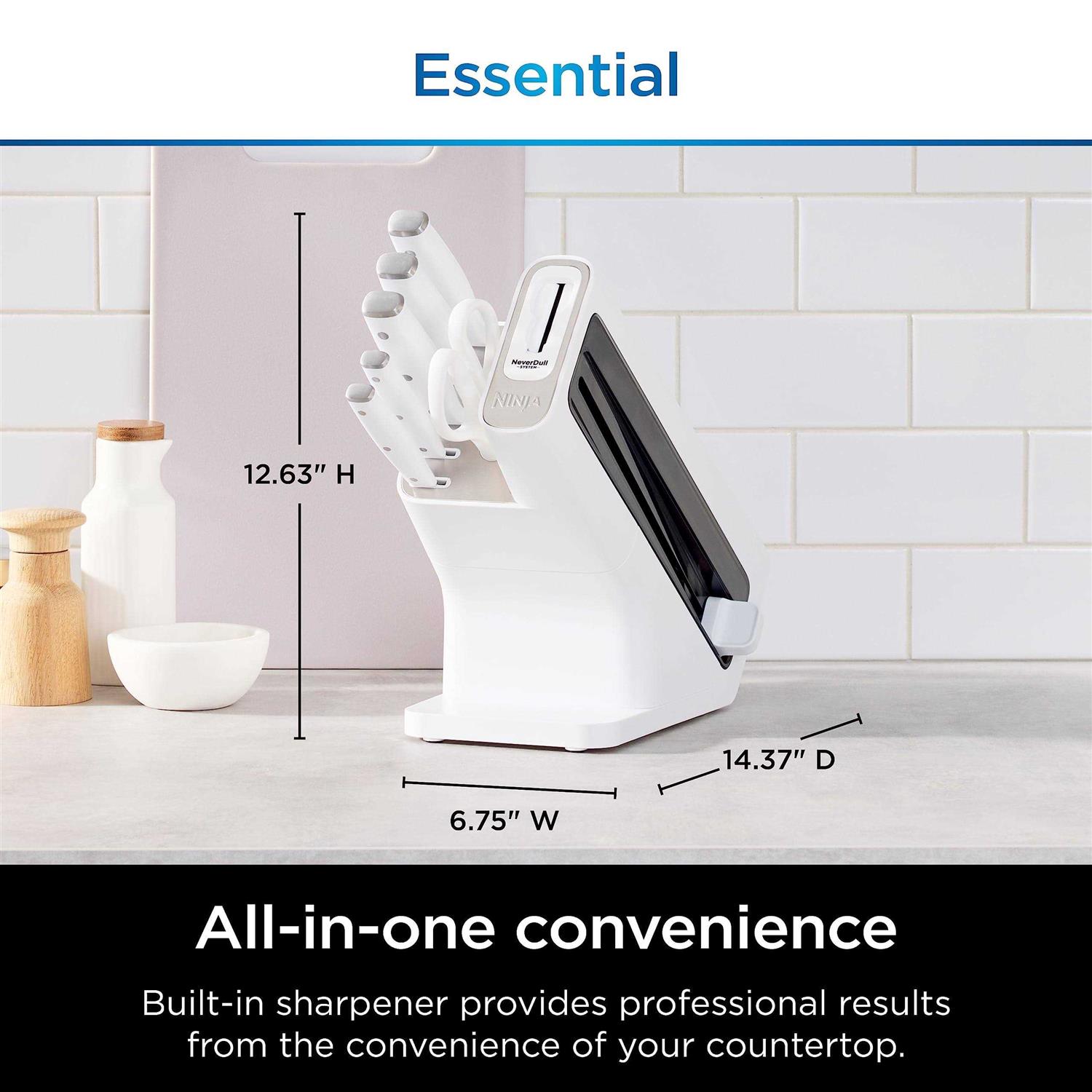 Ninja K12007WHBN NeverDull 7-Piece Prep Knife System - Image 2