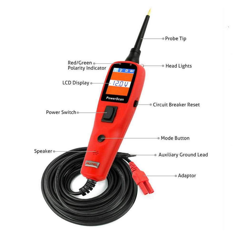 Autel PowerScan PS100 Automotive Circuit Tester - Image 4