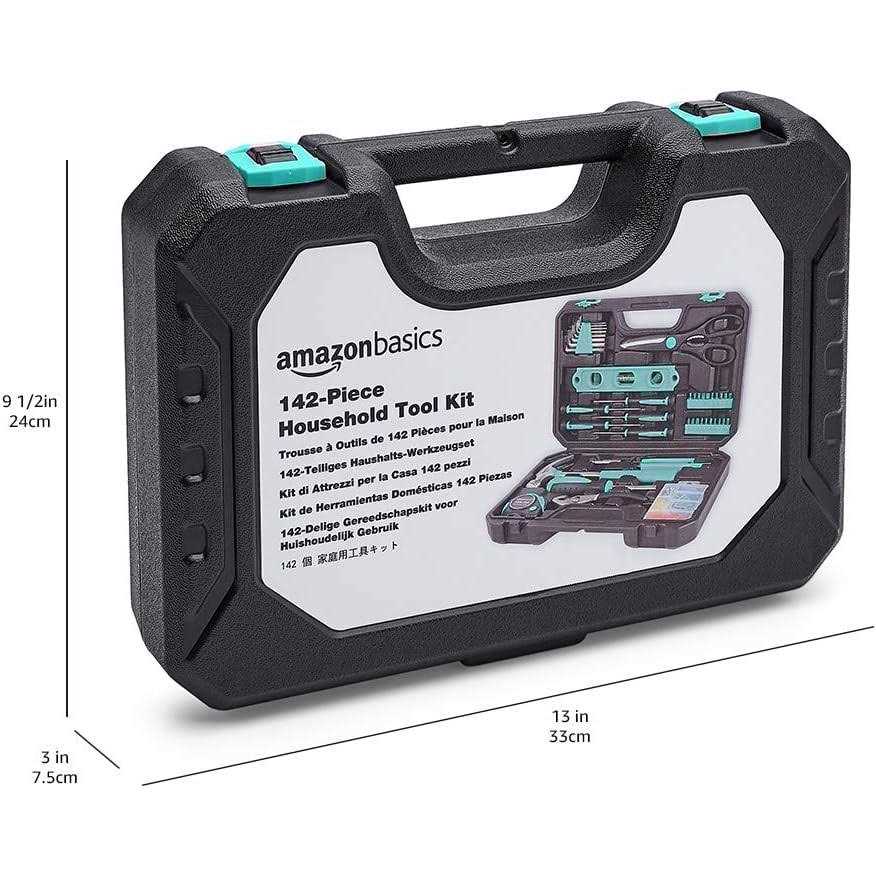 Amazon Basics Household Tool Kit with Storage Case - Image 3