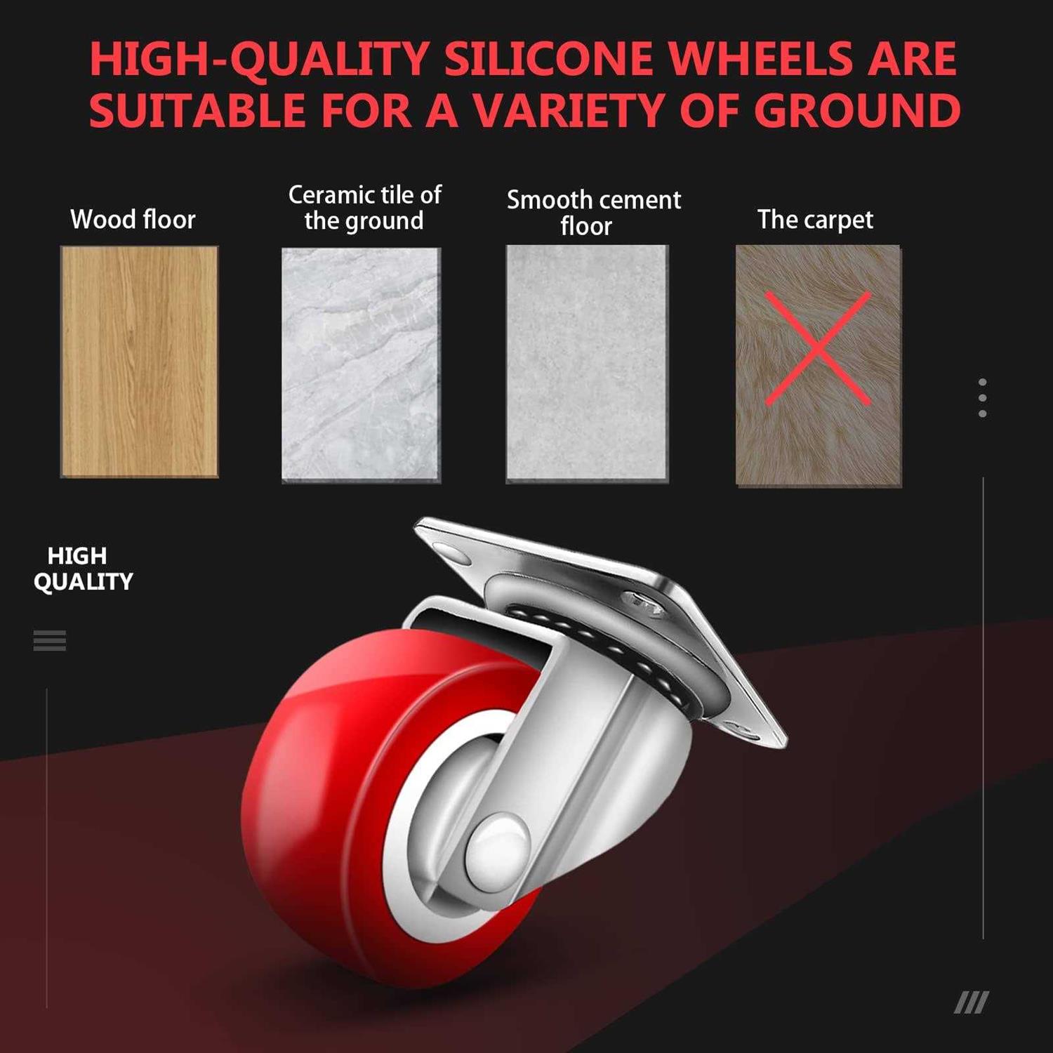 Newrgy Furniture Mover Dolly Moving Dolly 4 Wheels & Furniture Lifter Set - Image 3