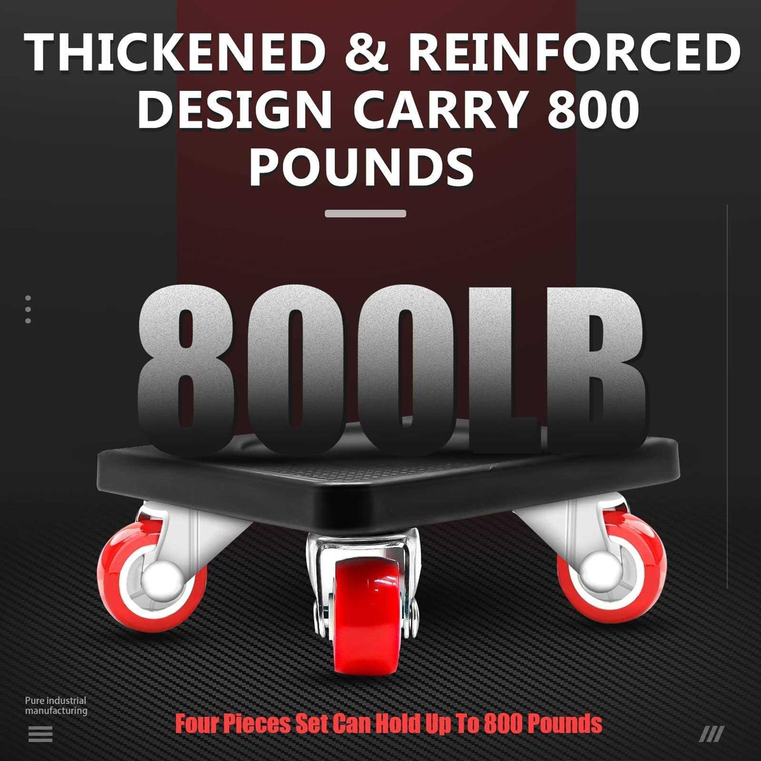 Newrgy Furniture Mover Dolly Moving Dolly 4 Wheels & Furniture Lifter Set - Image 4