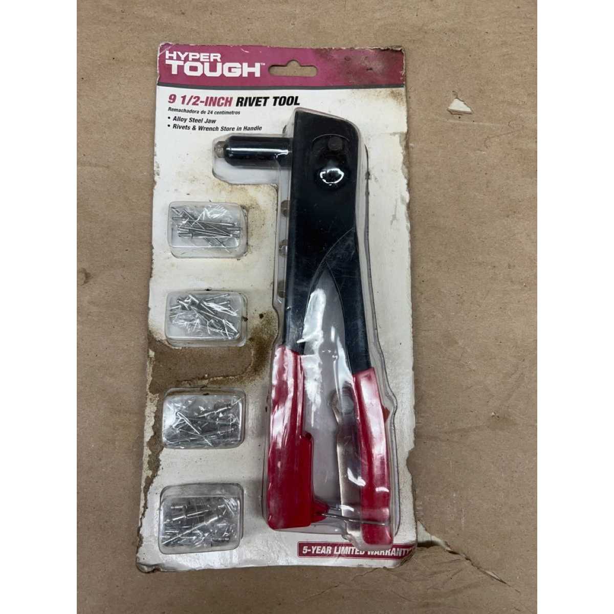 Hyper Tough 9.5 Rivet Tool with 40 Assorted Rivets TN12556J - Image 3