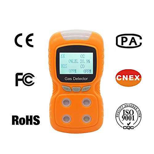 XLA Alert Portable Gas Detector Gas Clip 4 Gas Monitor Meter Tester Analyzer - Image 5