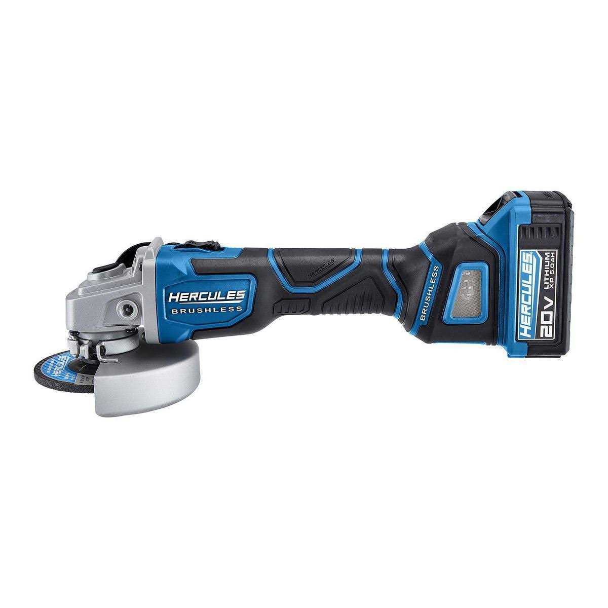 Hercules Hc61sb 20V Brushless Angle Grinder - Image 2