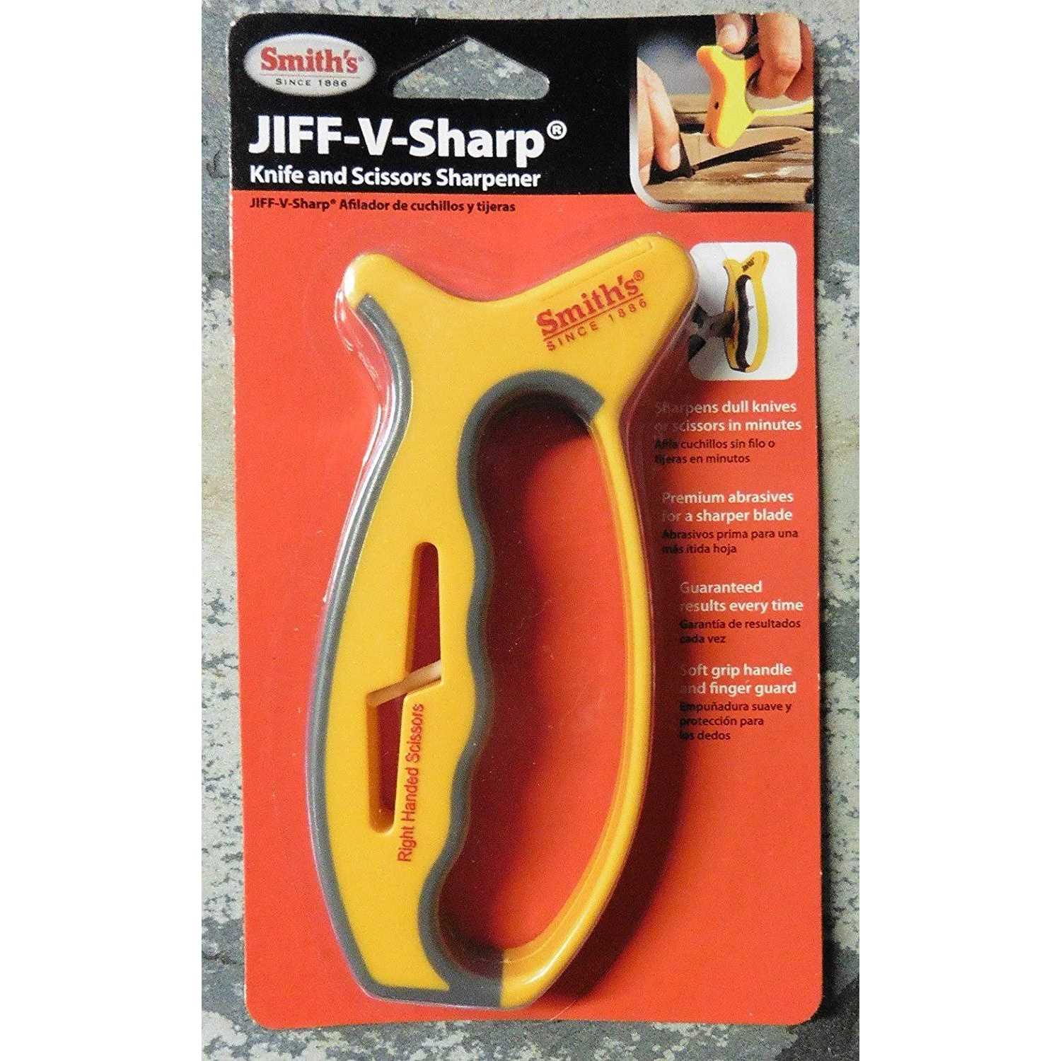 Smith's JIFF-V-Sharp Knife and Scissor Sharpener - Image 3