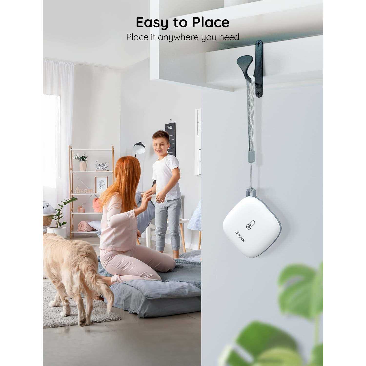 Govee WiFi Thermometer Hygrometer H5179 Smart Humidity Temperature Sensor with App Notification Alert - Image 4