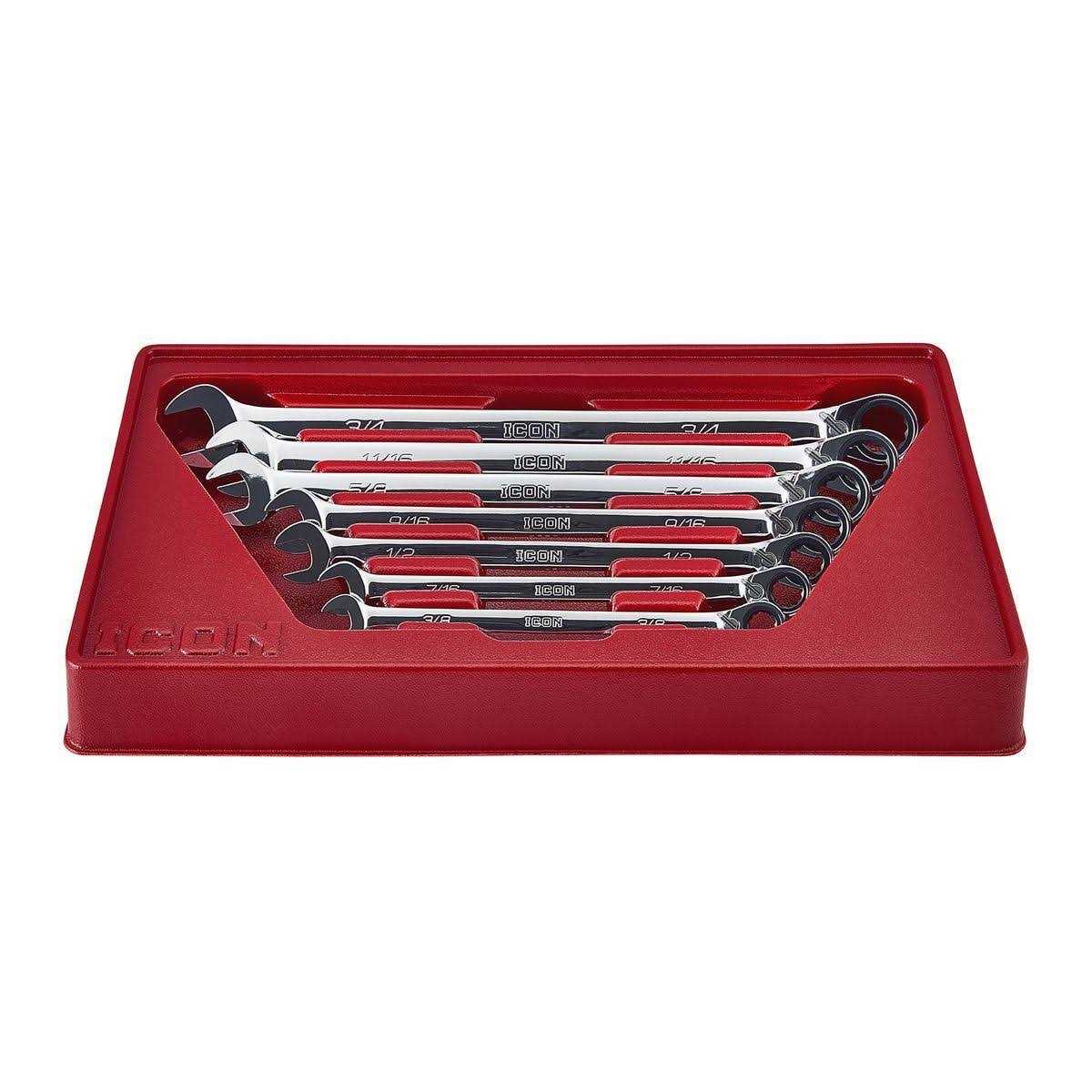 Icon Professional Ratcheting Combination Wrench Set - Image 2