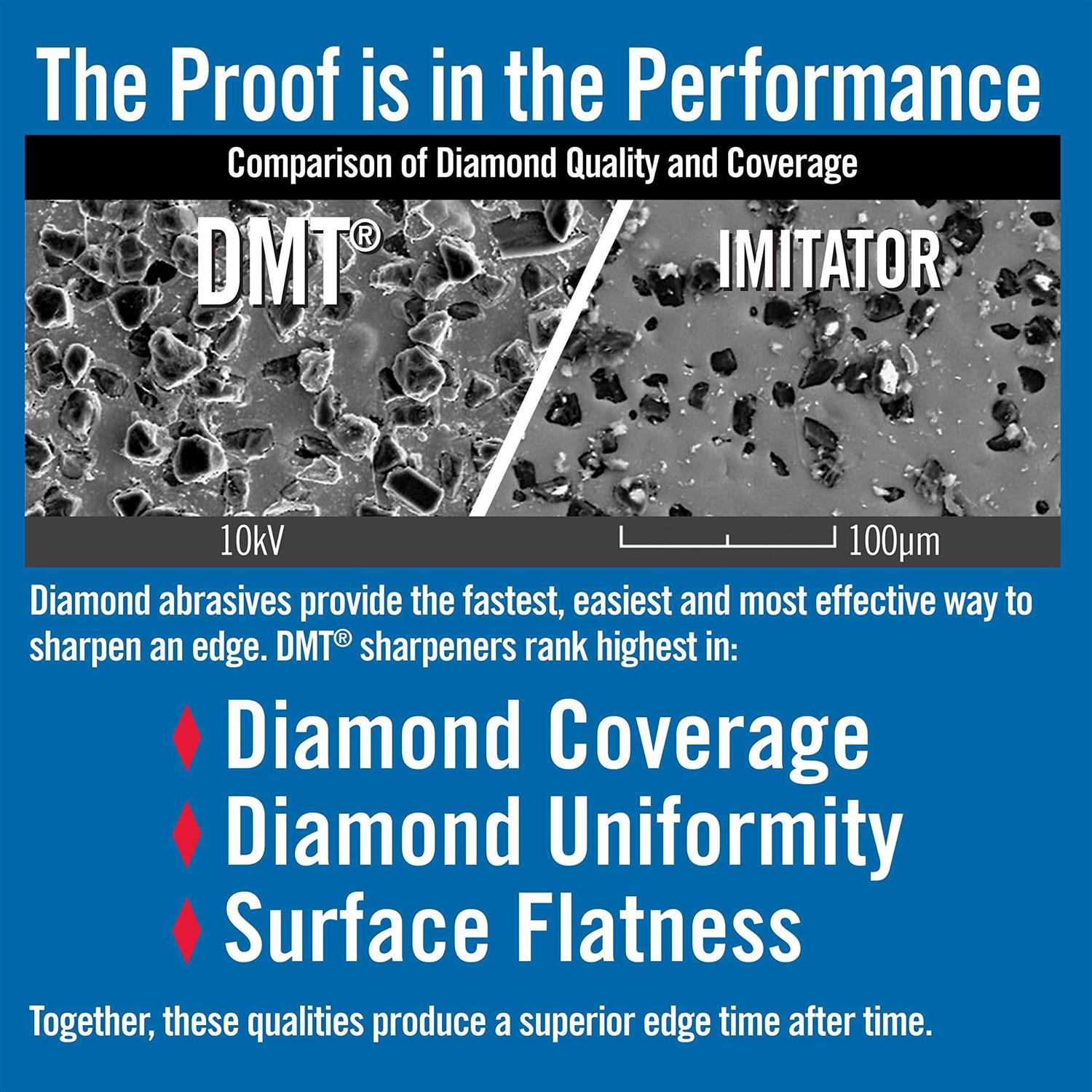 DMT 3 6-in. Diamond Whetstone Models in Hard Wood Box - Image 3